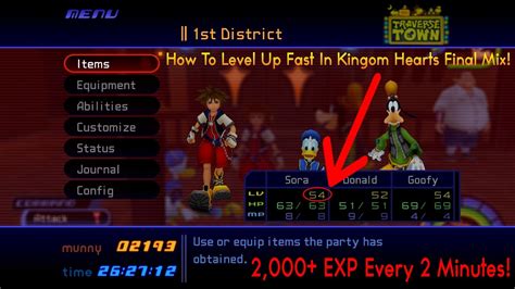 sora voice actor|kingdom hearts 1.5 level up chart.